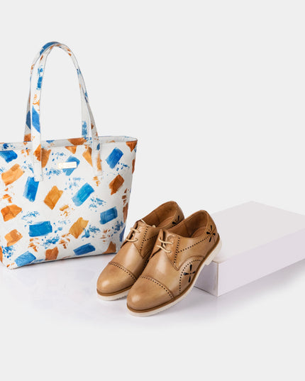 Blossom (Rust) & Mily Tote (White HP) - MALL