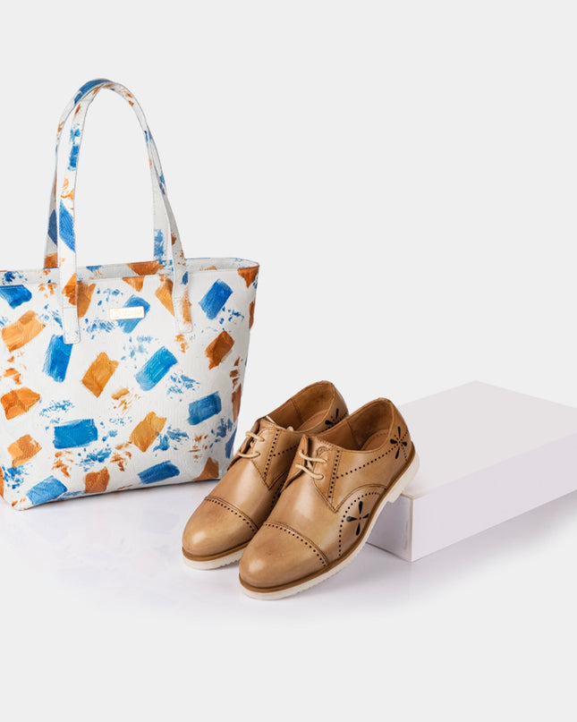 Blossom (Rust) & Mily Tote (White HP) - MALL