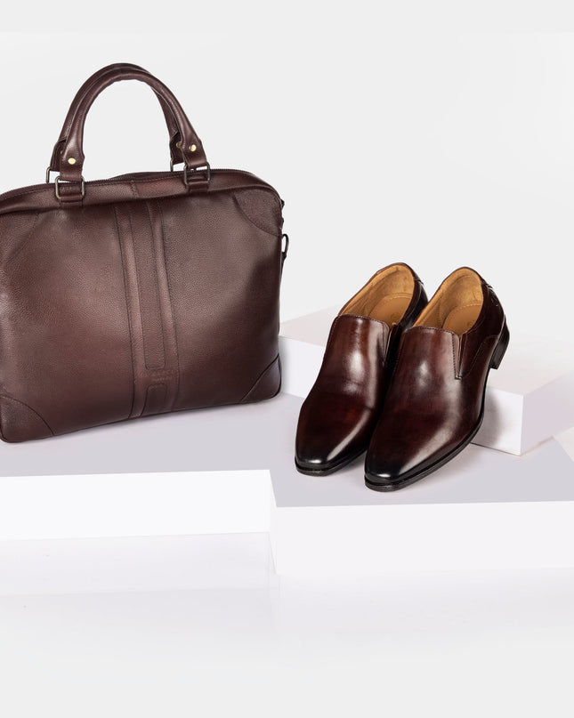 Siena (Orchid Brown) & Arno Messenger Bag (Orchid Brown) - MALL