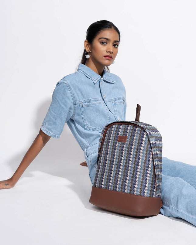 Bombay Houndstooth Dome Daypack