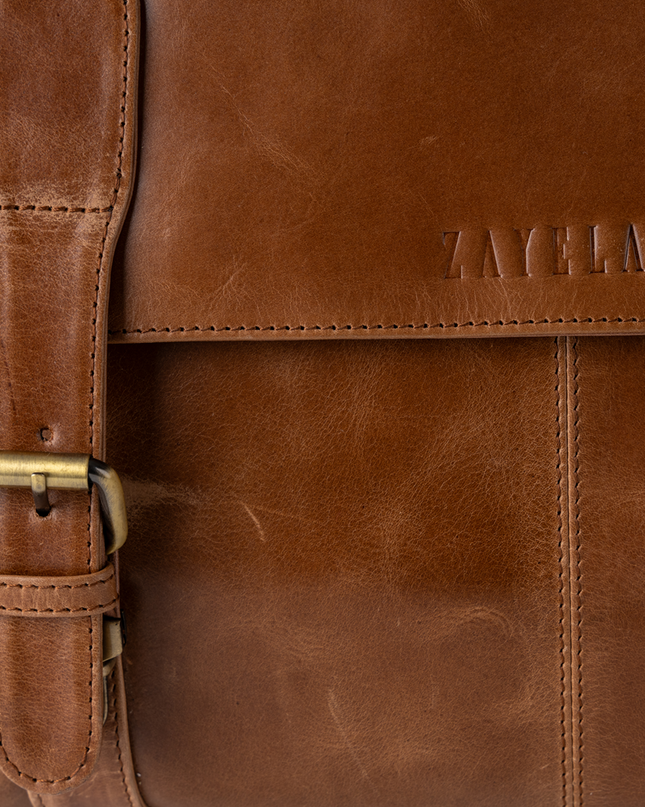 Handcrafted Leather Top Handle Bag