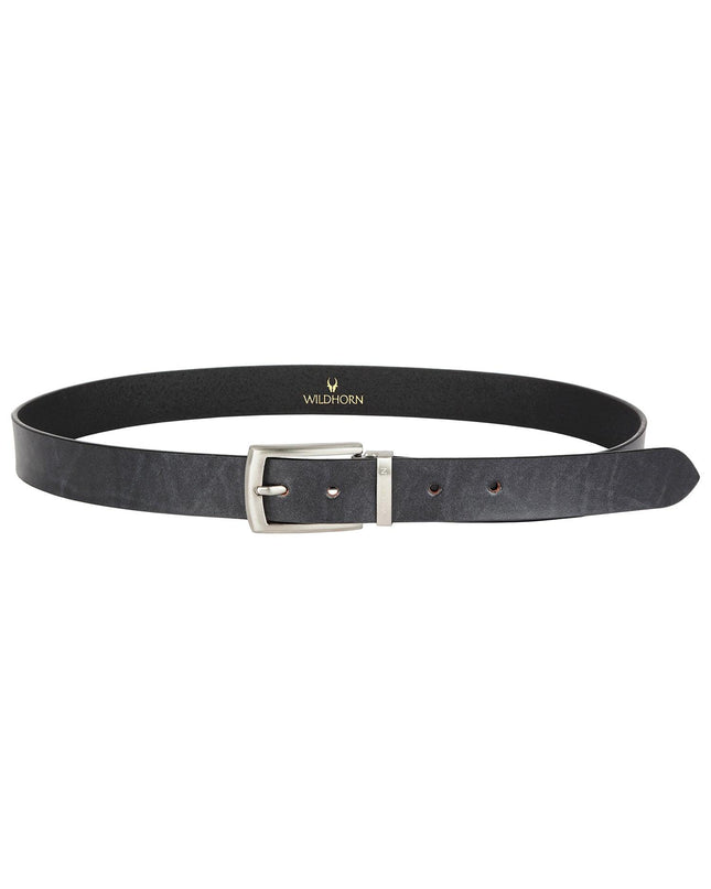 WILDHORN Formal Leather Belt for Men I Free Size I Waist Fit up to 46 inches