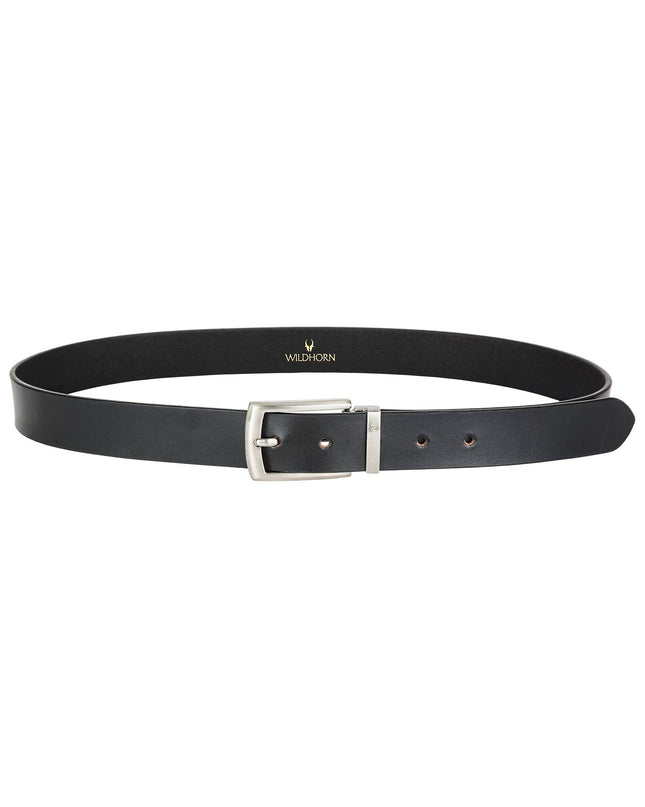 WILDHORN Formal Leather Belt for Men I Free Size I Waist Fit up to 46 inches