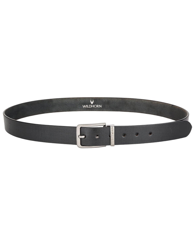 WILDHORN Formal Leather Belt for Men I Free Size I Waist Fit up to 46 inches