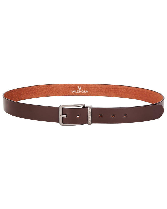 WILDHORN Formal Leather Belt for Men I Free Size I Waist Fit up to 46 inches