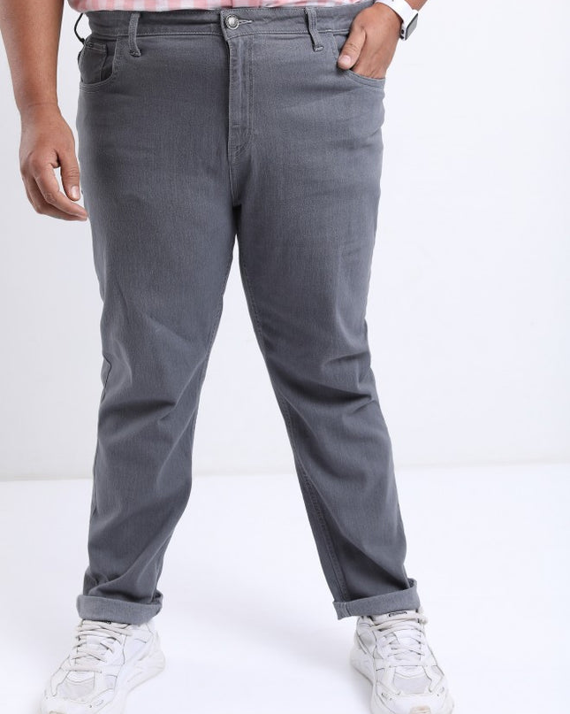 Highlander Men Grey Slim Fit Stretchable Jeans - MALL