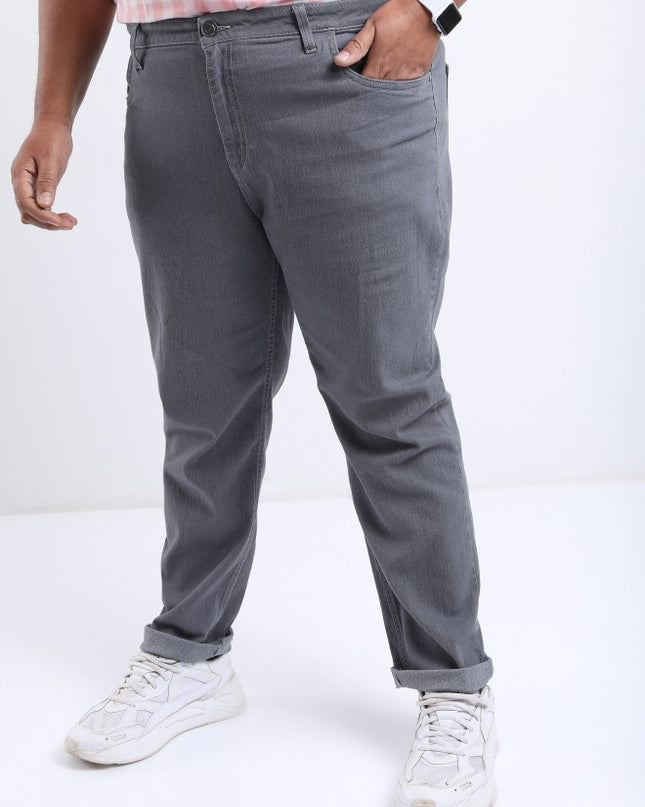 Highlander Men Grey Slim Fit Stretchable Jeans - MALL