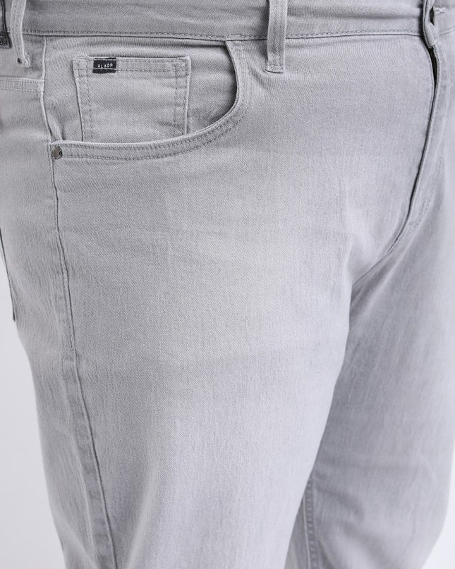 Highlander Men Light Grey Slim Fit Stretchable Jeans - MALL