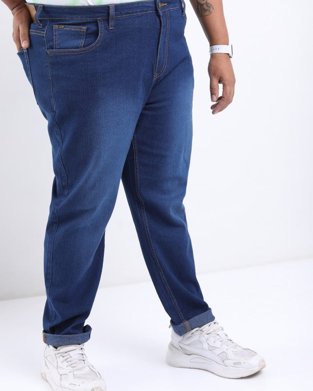 Highlander Men Indigo Slim Fit Stretchable Jeans - MALL