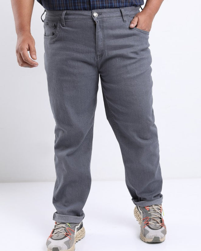 Highlander Men Grey Slim Fit Stretchable Jeans - MALL