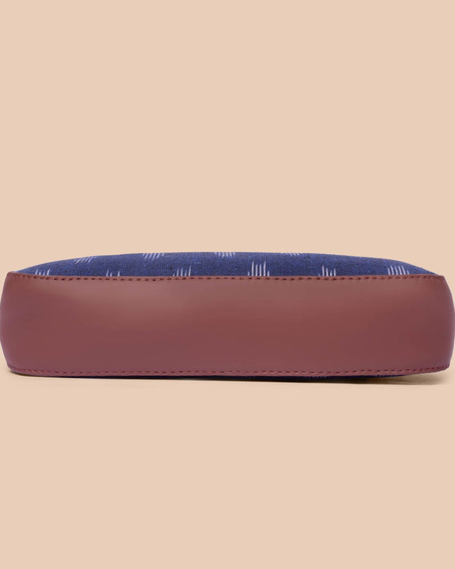 Ikat Jet Blue Baguette