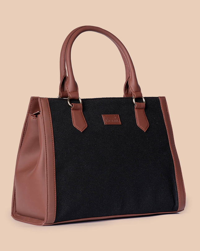 Jet Black Classic Handbag