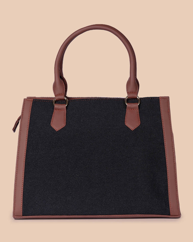 Jet Black Classic Handbag