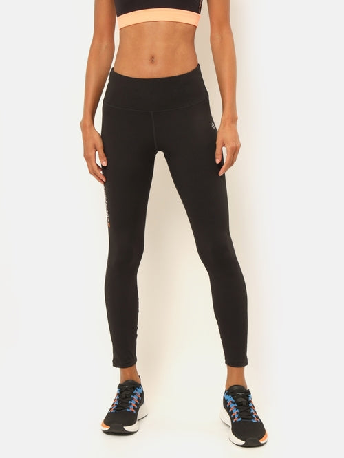 Cultsportone Black Mid Rise Tights - MALL