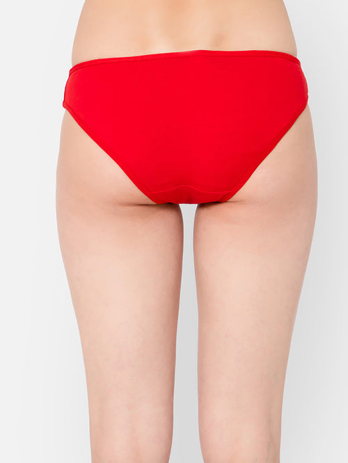 Clovia Red Bikini Panty - MALL