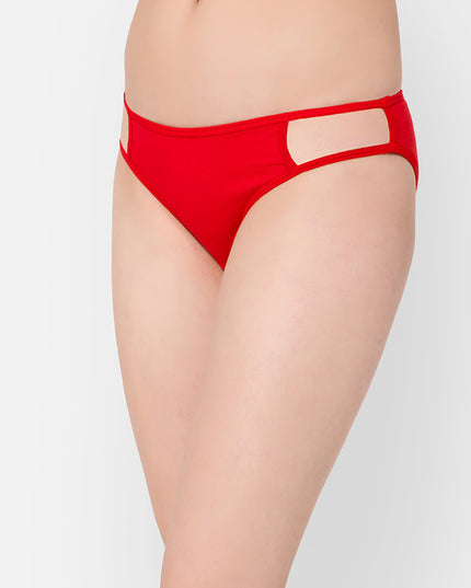 Clovia Red Bikini Panty - MALL