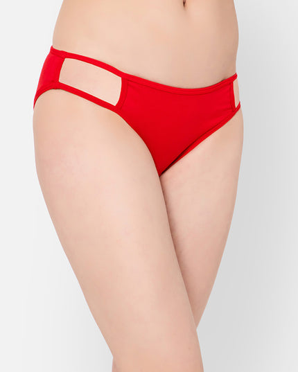 Clovia Red Bikini Panty - MALL