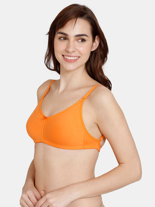 Zivame Orange Half Coverage Backless Bra - MALL