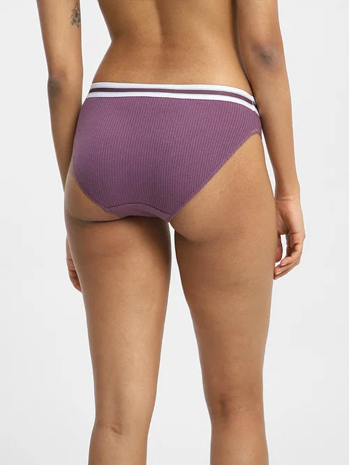 Superstar by Westside Violet Rib Bikini Brief - MALL