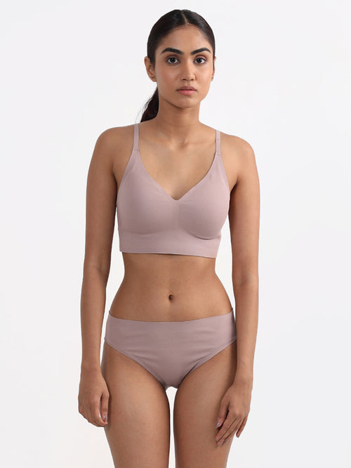 Wunderlove by Westside Light Taupe Invisible Brief - MALL