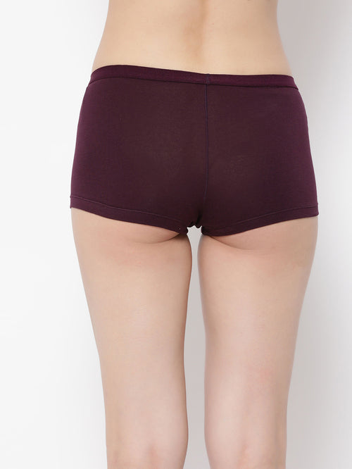 Clovia Purple Shorts - MALL