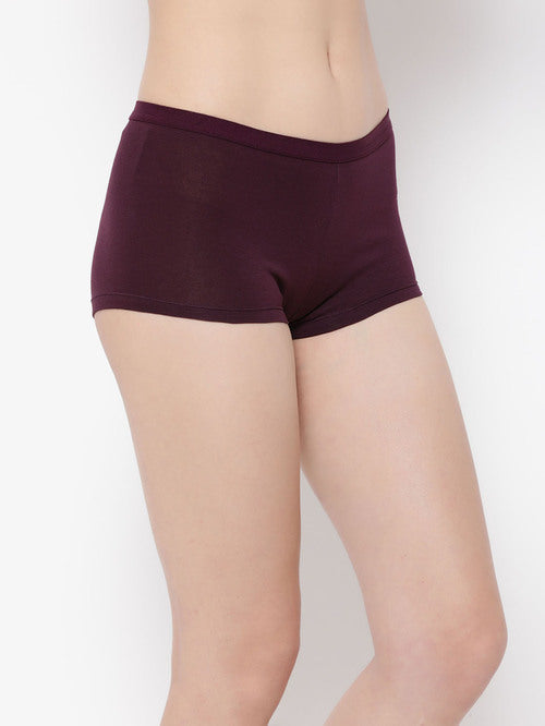 Clovia Purple Shorts - MALL