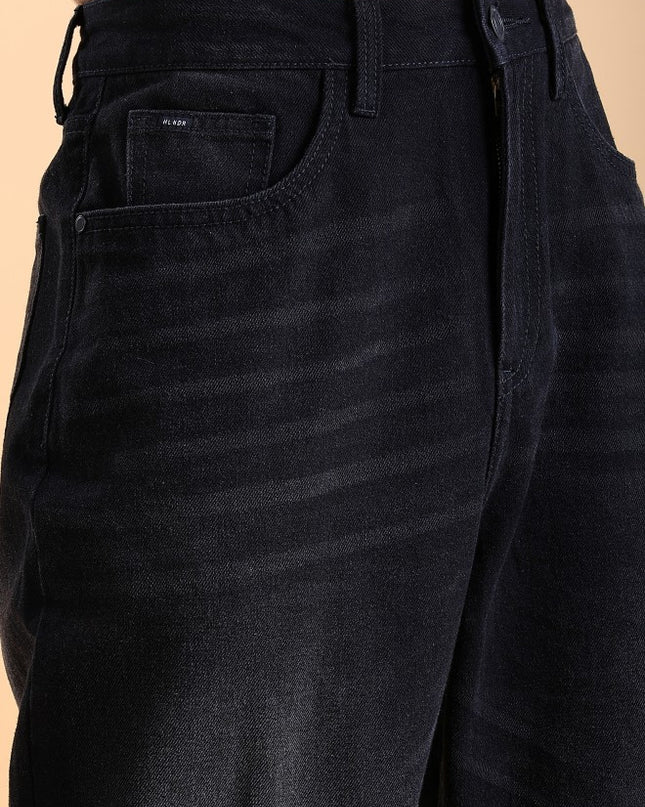 Highlander Men Black Relaxed Fit Jeans - MALL