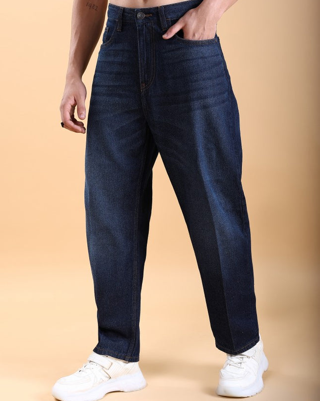 Highlander Men Indigo Relaxed Fit Jeans - MALL