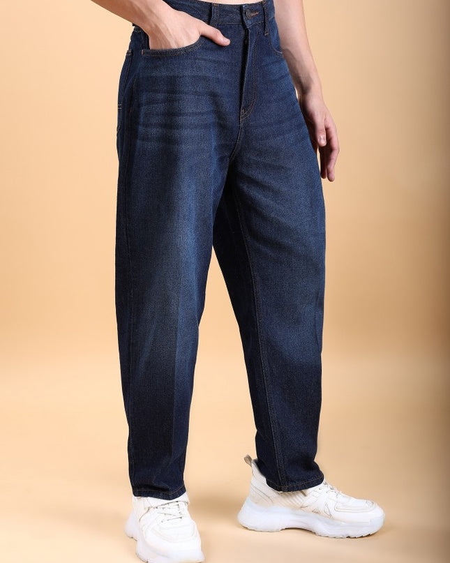 Highlander Men Indigo Relaxed Fit Jeans - MALL