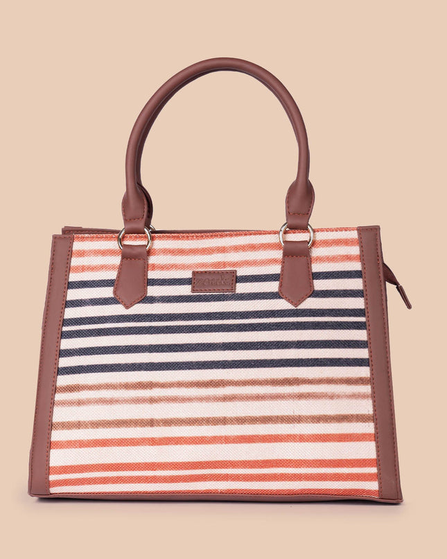 Qutub Stripes Classic Handbag