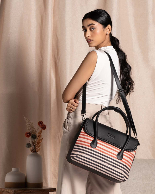 Sara Ali Khan Satchel - Qutub Stripes