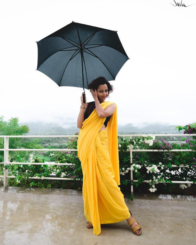 Butterfly Yellow (Saree)