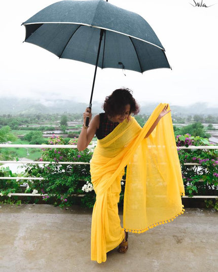 Butterfly Yellow (Saree)