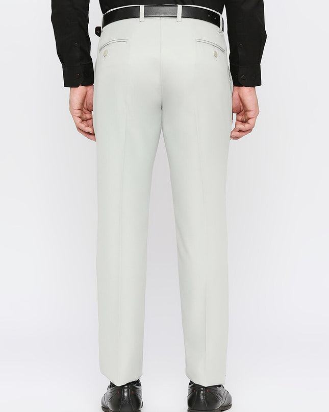 Solemio Men Mid Rise Formal Trousers - MALL