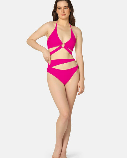 Da Intimo Cut Out-detail Swim Bikini Set - MALL