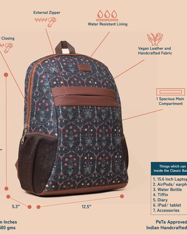 Taj Guldasta Classic Backpack