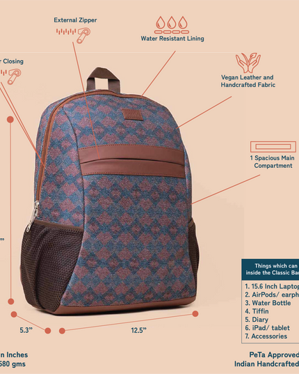 Periyar Weaves Classic Backpack