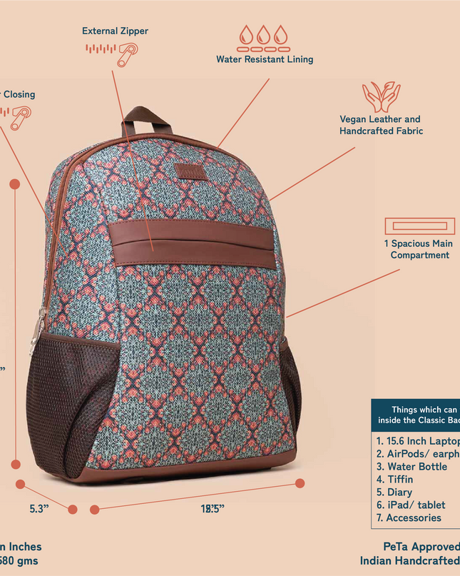 Kolkata Nouveau Classic Backpack