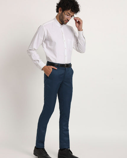 Aristitch Men Mid-Rise Relaxed Fit Formal Trousers - MALL