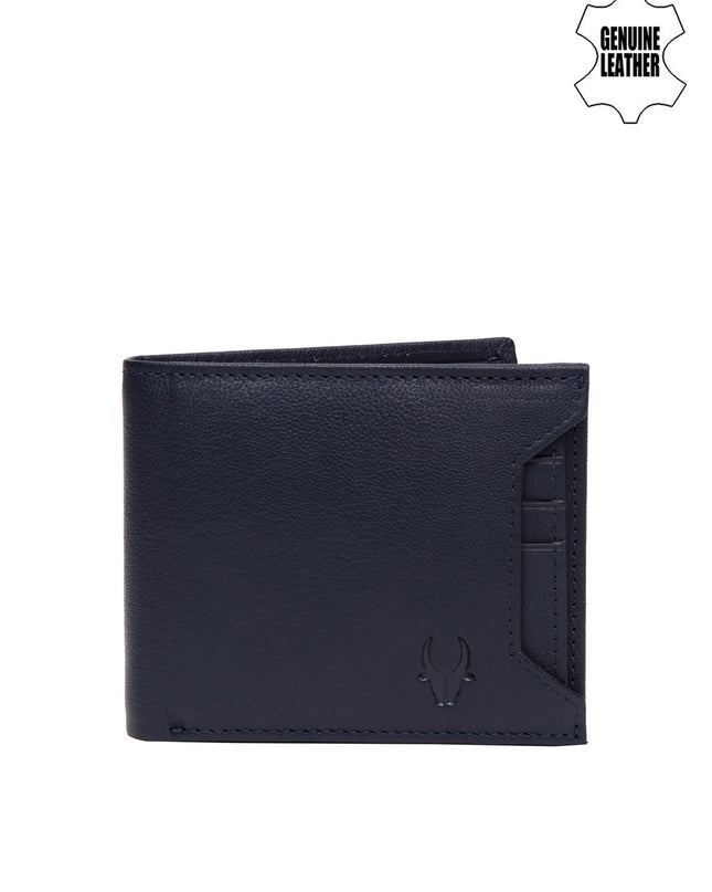 WildHorn Men Black Genuine Leather Wallet - MALL