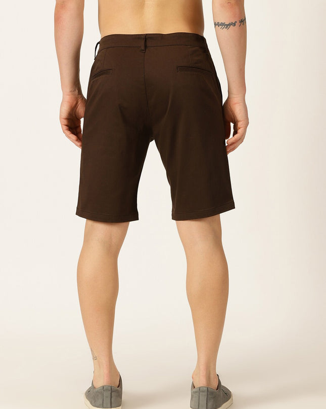 Mast & Harbour Men Mid-Rise Cotton Regular Shorts - MALL