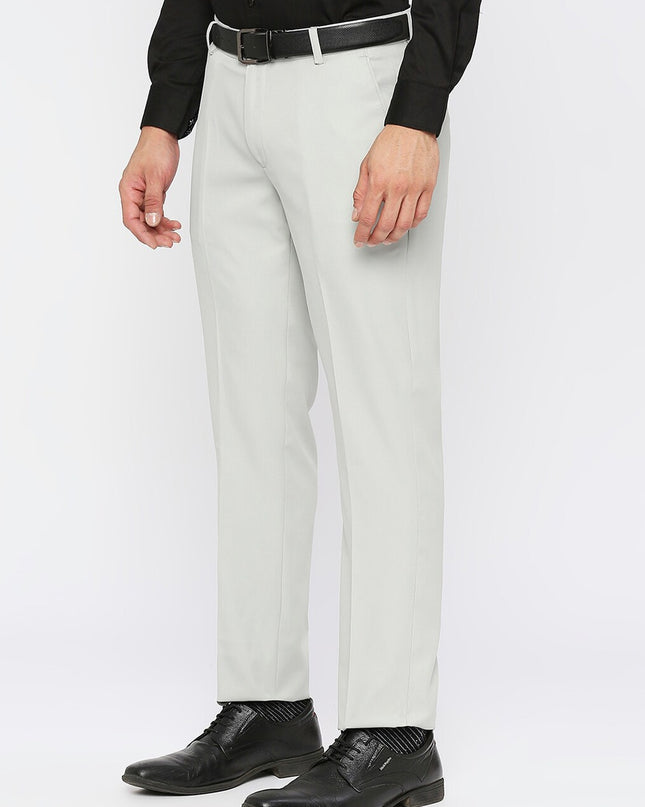 Solemio Men Mid Rise Formal Trousers - MALL