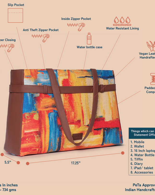 Abstract Amaze Statement Office Bag